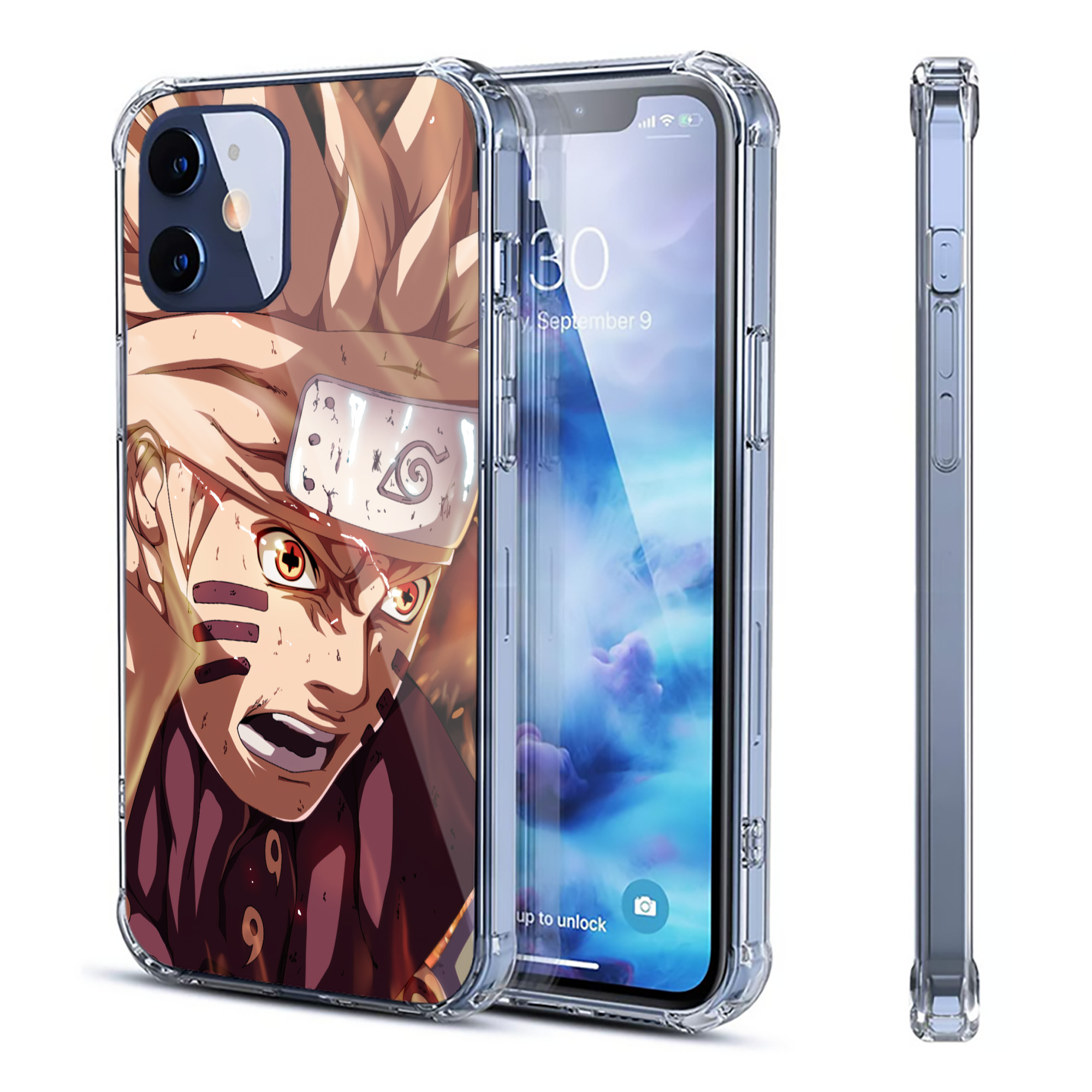 （画像用） NARUTO -ナルト- NARUTO -ナルト- 疾風伝 【iPhone 12シリーズ対応】透明スマホケース（クリアソフトケース）